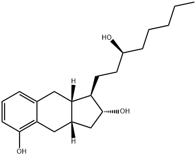 (1R,2R,3aS,9aS)-2,3,3a,4,9,9a-esaidro-1-[(3S)-3-idrossiottil]-1H-benz[f]indene-2,5-diolo