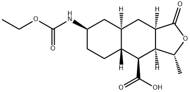 (1R,3aR,4aR,8aR,9S,9aR)-1-metil-3-ossodecaidro-3H-spiro[nafto[2,3-c]furan-6,2'-[1,3]diossolano]-9 -acido carbossilico