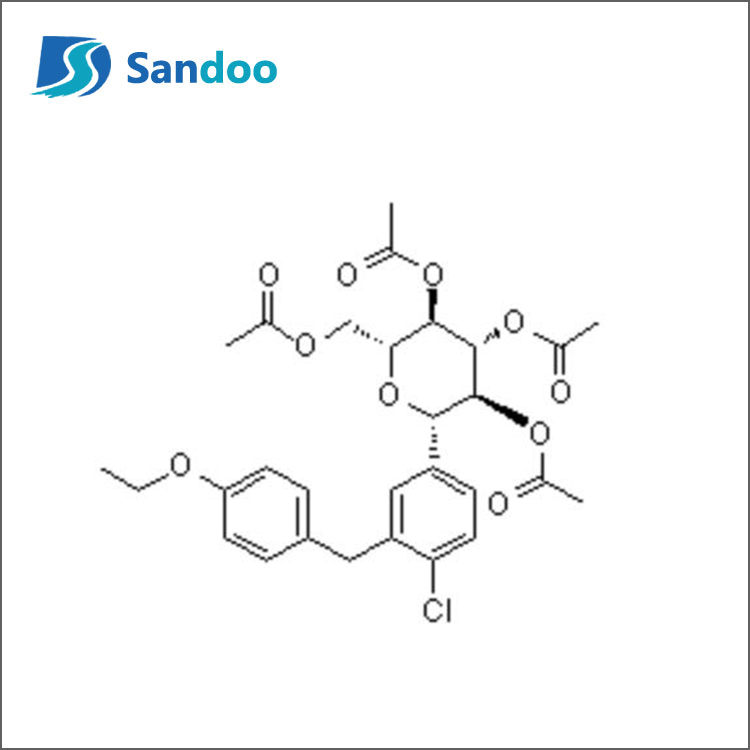 (1S)-1,5-anidro-1-C-[4-cloro-3-[(4-etossifenil)metil]fenil]-D-glucitol tetraacetato