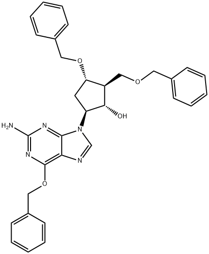 (1S,2S,3S,5S)-5-(2-ammino-6-(benzilossi)-9H-purin-9-il)-3-(benzilossi)-2-(benzilossimetil)ciclopentanolo