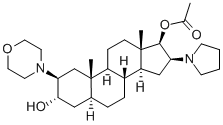 (2b,3a,5a,16b,17b)-17-acetossi-3-idrossi-2-(4-morfolinil)-16-(1-pirrolidinil)androstano