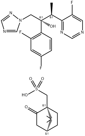 (2R,3S)-2-(2,4-Difluorofenil)-3-(5-fluoropiriMidin-4-il)-1-(1H-1,2,4-triazol-1-il)-2-butanolo L (-)-CaMforsolfonato