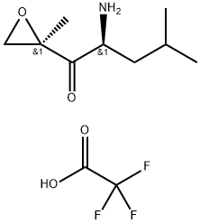 (2S)-2-ammino-4-metil-1-((2R)-2-metilossiranil)-1-pentanone trifluoroacetato