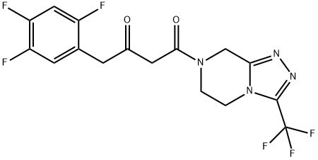 (2Z)-4-osso-4-[3-(trifluorometil)-5,6-diidro-[1,2,4]triazolo[4,3-a]pirazina-7(8H)-il]-1- (2,4,5-trifluorofenil)butan-2-one