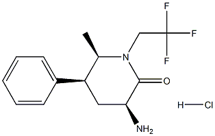 (3S,5S,6R)-3-ammino-6-metil-5-fenil-1-(2,2,2-trifluoroetil)piperidin-2-one cloridrato