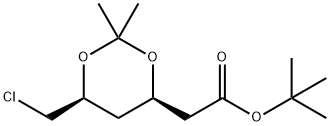 Estere tert-butile dell'acido (4R-cis)-6-clorometil-2,2-dimetil-1,3-diossano-4-acetico