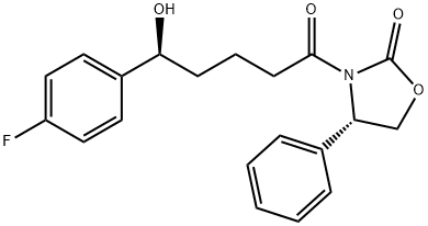(4S)-3-[(5R)-5-(4-FLUOROFENIL)-5-IDROSSIPENTANOIL]-4-FENIL-1,3-OSSAZOLIDIN-2-ONE