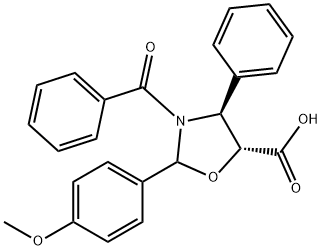 Acido (4S,5R)-3-benzoil-2-(4-metossifenil)-4-fenil-5-ossazolidinacarbossilico