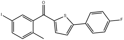 (5-(4-fluorofenil)tiofen-2-il)(5-iodo-2-metilfenil)metanone