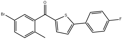 (5-broMo-2-metilfenil)(5-(4-fluorofenil)tiofen-2-il)metanone