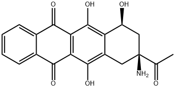 (7S,9S)-9-acetil-9-ammino-7,8,9,10-tetraidro-6,7,11-triidrossi-5,12-naftacenedione