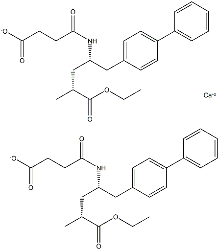 acido (alfaR,gammaS)-gamma-[(3-carbossi-1-bifenil]-4-pentanoico 4-etil esteroxopropil)ammino]-alfa-metil-[1,1'-sale di calcio