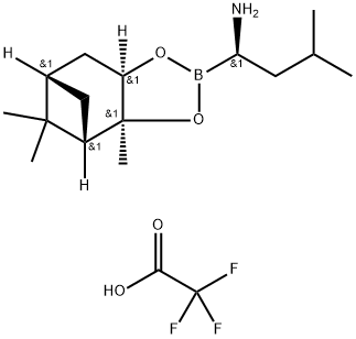 (aR,3aS,4S,6S,7aR)-esaidro-3a,8,8-trimetil-alfa-(2-metilpropil)-4,6-metano-1,3,2-benzodiossaborolo-2-metanamina 2,2 ,2-trifluoroacetato