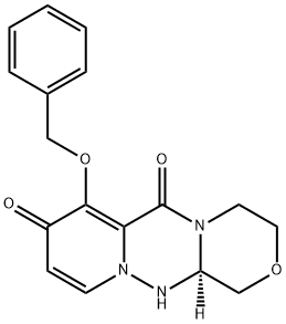 (R)-7-(benzilossi)- 3,4,12,12a-tetraidro- 1H-[1,4]ossazino[3,4- c]pirido[2,1-f][1,2,4] - triazina-6,8-dione