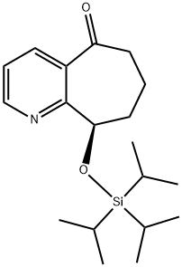(R)-9-((triisopropilsilil)ossi)-6,7,8,9-tetraidro-5H-cicloepta[b]piridin-5-onecloridrato