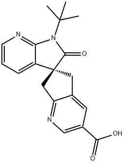 (S)-1'-(tert-butil)-2'-osso-1',2',5,7-tetraidrospiro[ciclopenta[b]piridina-6,3'-pirrolo[2,3-b]piridina acido ]-3-carbossilico