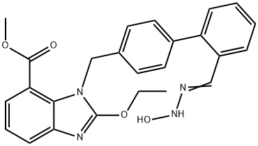 (Z)-metil 2-etossi-3-((2'-(N'-idrossicarbaMiMidoil)bifenil-4-il)metil)-3H-benzo[d] iMidazolo-4-carbossilato