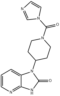 1-(1-(1H-imidazolo-1-carbonil)piperidin-4-il)-1H-imidazo[4,5-b]piridin-2(3H)-one