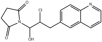 1-[2-Cloro-1-idrossi-3-(6-chinolinil)propil]-2,5-pirrolidinedione