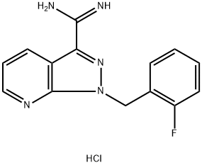1-(2-fluoro-benzil)-1h-pirazolo[3,4-b]piridina-3-carbossamidina cloridrato