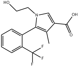 Acido 1-(2-idrossietil)-4-metil-5-(2-(trifluorometil)fenil)-1H-pirrole-3-carbossilico