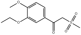 1-(3-etossi-4-metossifenil)-2-(metilsolfonil)etanone