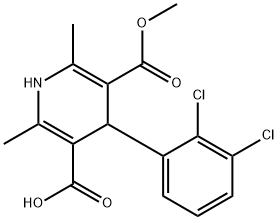 Acido 1,4-diidro-2,6-dimetil-4-(2',3'-diclorofenil)-5-carbossimetil-3-piridincarbossilico