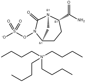 1-Butanamminio, N,N,N-tributil-, (1R,2S,5R)-2-(amminocarbonil)-7-osso-1,6-diazabiciclo[3.2.1]ott-6-il solfato