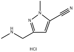 1-metil-3-((metilammino)metil)-1H-pirazolo-5-carbonitrilecloridrato