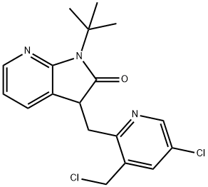 1-(terz-butil)-3-((5-cloro-3-(clorometil)piridin-2-il)metil)-1,3-diidro-2H-pirrolo[2,3-b]piridin-2- uno