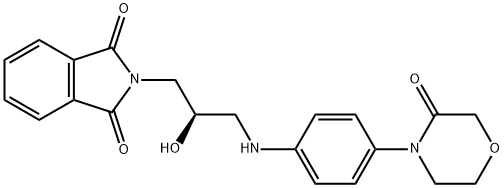 1H-ISOINDOLE-1,3(2H)-DIONE, 2-[(2R)-2-IDROSSI-3-[[4-(3-OSSO-4-MORFOLINYL)FENIL]AMINO]PROPILE]-