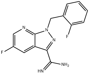 1H-pirazolo[3,4-b]piridina-3-carbossimidammide, 5-fluoro-1-[(2-fluorofenil)metil]-