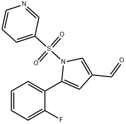 1H-pirrolo-3-carbossaldeide, 5-(2-fluorofenil)-1-(3-piridinilsolfonil)-