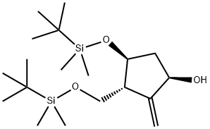 1R(3R,4S)-4-(tert-butildimetilsililossi)-3-￡¨￡¨tert-butildimetilsililossi)metil)-2-metilenciclopentanolo