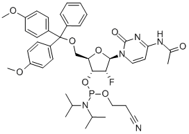 2'-Fluoro-N4-acetil-5'-O-(4,4'-dimetossitritil)-2'-Deossicitidina-3'-CE-fosforamidite