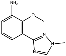 2-metossi-3-(1-metil-1H-1,2,4-triazol-3-il)anilina