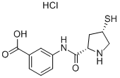 Acido 3-[(2S,4S)-4-mercaptopirrolidin-2-carbossammido]benzoico cloridrato