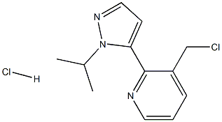 3-(clorometil)-2-(1-isopropil-1H-pirazol-5-il)piridina cloridrato