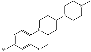 3-metossi-4-(4-(4-metilpiperazin-1-il)piperidin-1-il)anilina