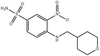3-nitro-4-((tetraidro-2H-piran-4-il)metilammino)benzensolfonammide