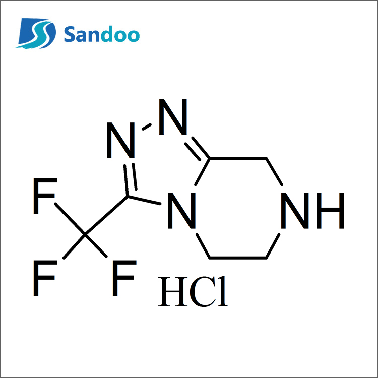 3-(trifluorometil)-5,6,7,8-tetraidro-[1,2,4]triazolo[4,3-α]pirazina cloridrato