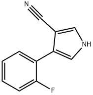 4-(2-fluorofenil)-1H-pirrolo-3-carbonitrile