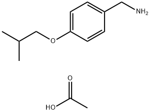 acetato di 4-(2-metilpropossi)benzenmetanamina (1:1)