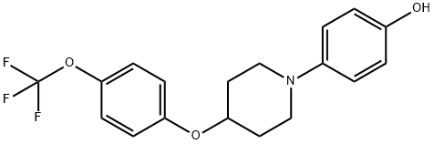 4-[4-[4-(trifluorometossi)fenossi]piperidin-1-il]fenolo