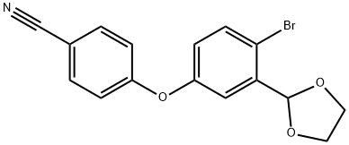4-(4-BroMo-3-(1,3-diossolan-2-il)fenossi)benzonitrile