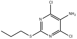 4,6-dicloro-2-propiltiopirimidina-5-ammina