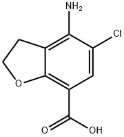 Acido 4-ammino-5-cloro-2,3-diidro-7-benzofurancarbossilico