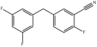 5-(3,5-difluorobenzil)-2-fluorobenzonitrile