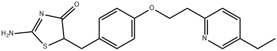 5-{4-[2-(5-etil-2-piridil)etossi]benzil}-2-immino-4-tiazolidinone