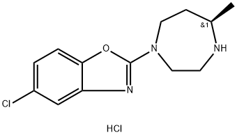 5-cloro-2-((R)-5-metil-[1,4]diazepan-1-il)benzoossazolo cloridrato